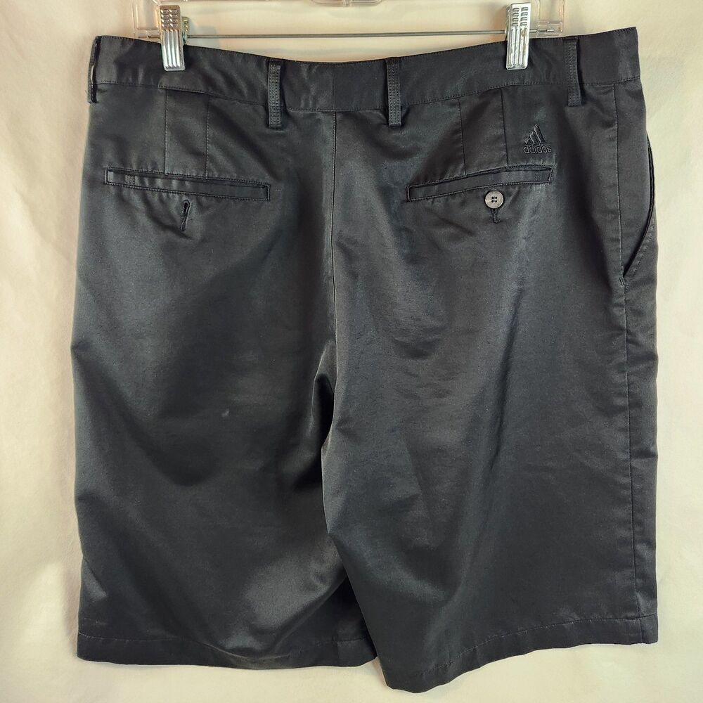 Adidas Shorts Mens 34 Black Climalite Golf  Performance Lightweight Athletic - Picture 4 of 7